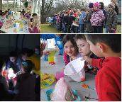 Lavalampen bauen, Vulkane ausbrechen lassen, Filterbilder und vieles mehr. Beim Osterfest des Elli Kids-Club mit rund 40 Kindern ging es hoch her.